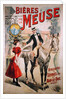 Poster advertising the Bieres de la Meuse at the Brasseries of Sevres and Bar-le-Duc by French School