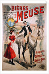 Poster advertising the Bieres de la Meuse at the Brasseries of Sevres and Bar-le-Duc by French School