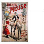 Poster advertising the Bieres de la Meuse at the Brasseries of Sevres and Bar-le-Duc by French School