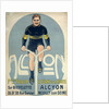 Poster depicting Francois Faber on his Alcyon bicycle by French School