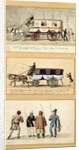 A Dame Blanche Carriage, an Omnibus and Drivers, 1815-30 by Pierre Antoine Lesueur
