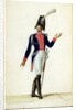 Officer of the Garde du Corps of King Louis XVIII in 1814 by Pierre Antoine Lesueur