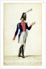 Officer of the Garde du Corps of King Louis XVIII in 1814 by Pierre Antoine Lesueur