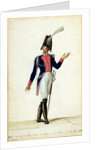 Officer of the Garde du Corps of King Louis XVIII in 1814 by Pierre Antoine Lesueur