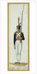 Grenadier of the Guard of Alexander I during a visit to France in 1814 by Pierre Antoine Lesueur