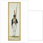 Grenadier of the Guard of Alexander I during a visit to France in 1814 by Pierre Antoine Lesueur