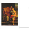 Jacob Sending his Son, Joseph, to Look for his Brothers at Sichem or Tobias Receiving Instructions from his Brothers by Eustache Le Sueur