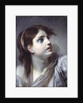 Head of a Young Girl by Jean Baptiste Greuze
