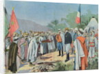 General Lyautey receiving the surrender of a rebel tribe in Morocco by French School