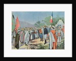 General Lyautey receiving the surrender of a rebel tribe in Morocco by French School