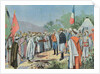 General Lyautey receiving the surrender of a rebel tribe in Morocco by French School