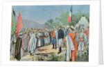 General Lyautey receiving the surrender of a rebel tribe in Morocco by French School