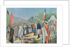 General Lyautey receiving the surrender of a rebel tribe in Morocco by French School