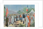General Lyautey receiving the surrender of a rebel tribe in Morocco by French School