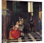 The Card Players, c.1663-65 by Pieter de Hooch