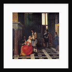 The Card Players, c.1663-65 by Pieter de Hooch
