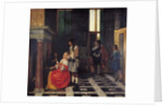 The Card Players, c.1663-65 by Pieter de Hooch