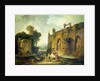 The Watering Place by Hubert Robert