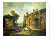 The Watering Place by Hubert Robert