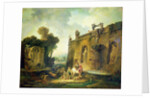The Watering Place by Hubert Robert