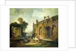 The Watering Place by Hubert Robert