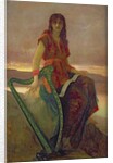 The Harpist, 1859 by Antoine Auguste Ernest Herbert or Hebert