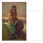 The Harpist, 1859 by Antoine Auguste Ernest Herbert or Hebert
