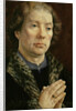 The Carondelet Diptych: left hand panel depicting Jean Carondelet Dean of Besancon church, 1517 by Jan Gossaert