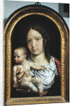 The Carondelet Diptych: right hand panel depicting the Virgin and Child, 1517 by Jan Gossaert