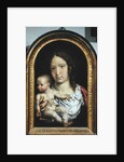 The Carondelet Diptych: right hand panel depicting the Virgin and Child, 1517 by Jan Gossaert