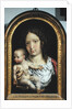 The Carondelet Diptych: right hand panel depicting the Virgin and Child, 1517 by Jan Gossaert