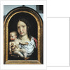 The Carondelet Diptych: right hand panel depicting the Virgin and Child, 1517 by Jan Gossaert
