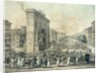 Entrance of Louis XVIII through the Porte Saint-Denis, 1814 by Nicolas Joseph Vergnaux