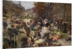 Les Halles by Leon Augustin Lhermitte