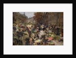 Les Halles by Leon Augustin Lhermitte