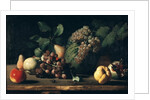 Still Life with Grapes and Pomegranate by Italian School