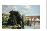 View of the Pont du Gard, 1859 by Henri Marie Poinsot