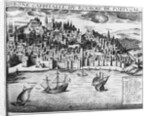 View of Lisbon, Portugal 16th century by French School