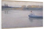 On the River, Morning, 1896 by Henri Eugene Augustin Le Sidaner