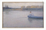 On the River, Morning, 1896 by Henri Eugene Augustin Le Sidaner