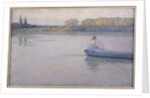 On the River, Morning, 1896 by Henri Eugene Augustin Le Sidaner