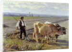 The Furrow, 1897 by Edouard Debat-Ponsan