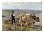 The Furrow, 1897 by Edouard Debat-Ponsan