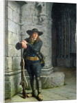 Armed Breton Guarding a Porch by Charles Loyeux