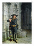 Armed Breton Guarding a Porch by Charles Loyeux