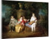 The Foursome, c.1713 by Jean Antoine Watteau
