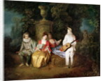 The Foursome, c.1713 by Jean Antoine Watteau