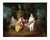 The Foursome, c.1713 by Jean Antoine Watteau