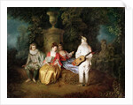 The Foursome, c.1713 by Jean Antoine Watteau