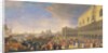 Arrival of the Comte Languet de Gergy at the Palazzo Ducale, Venice, November 1726 by Luca Carlevaris